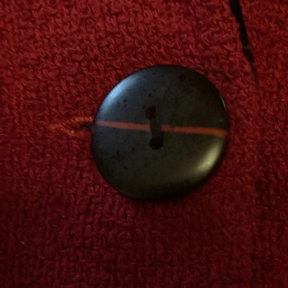 K.d. Spring women’s blazer lined red large wearable art made in the USA ‼️rare‼️ - Picture 13 of 15